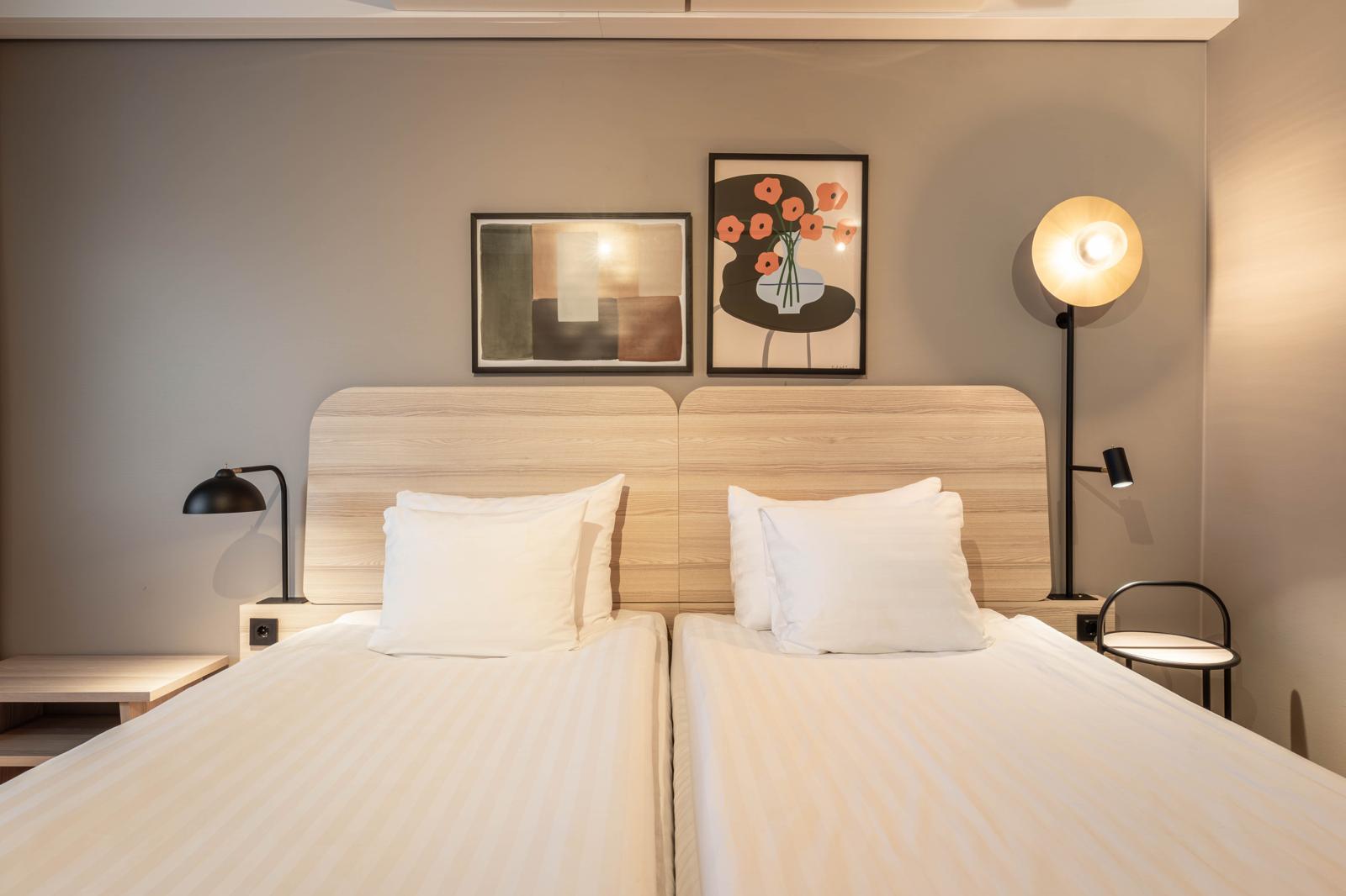 Twin room at Scandic Pohjanhovi